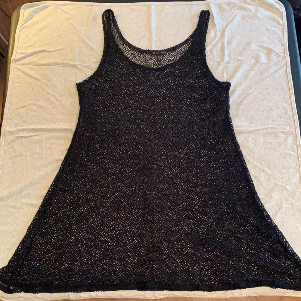 Eileen Fisher Mesh Tank/Slip/Dress, M